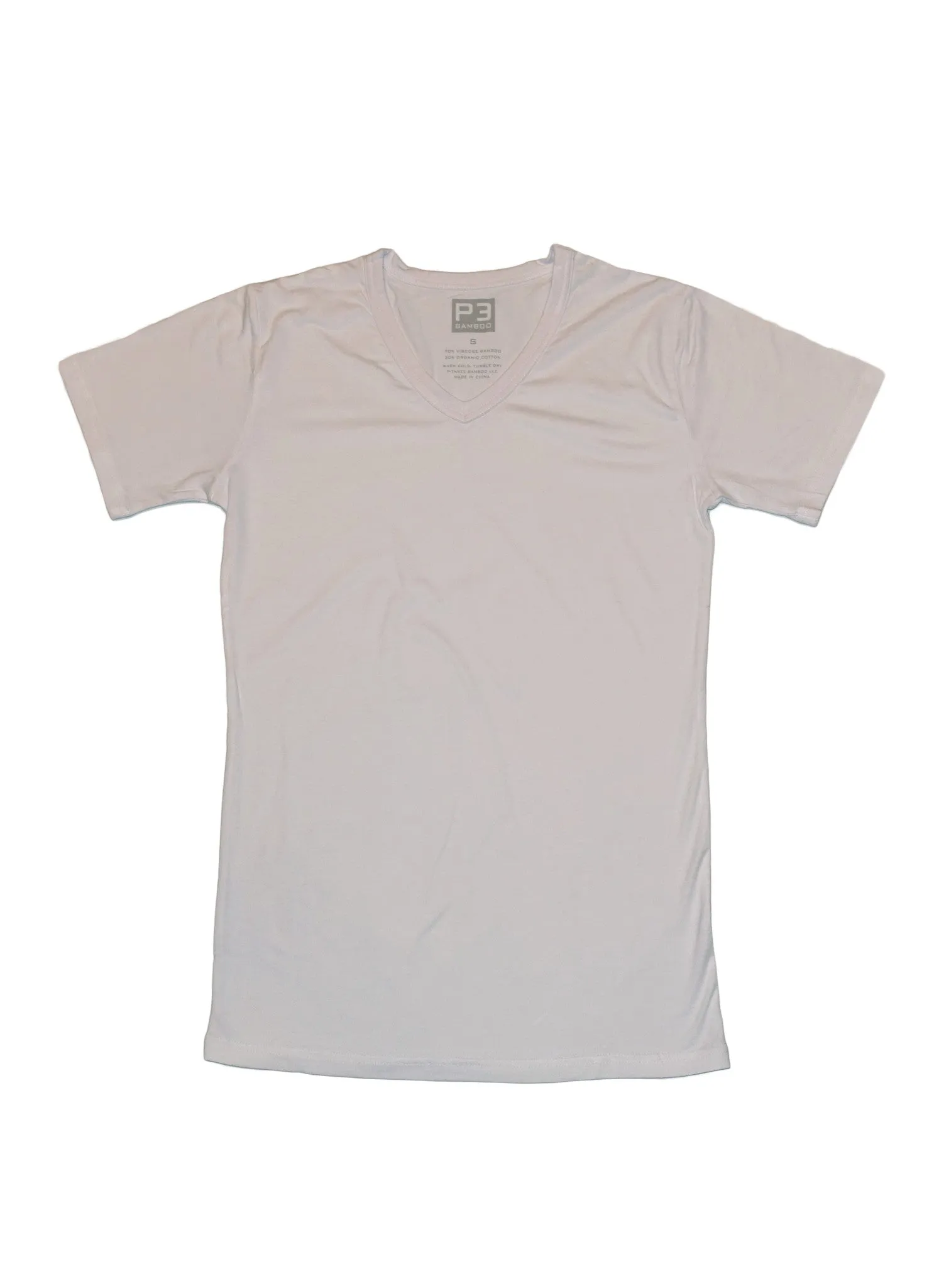 70% Bamboo Men's Short Sleeve V-Neck