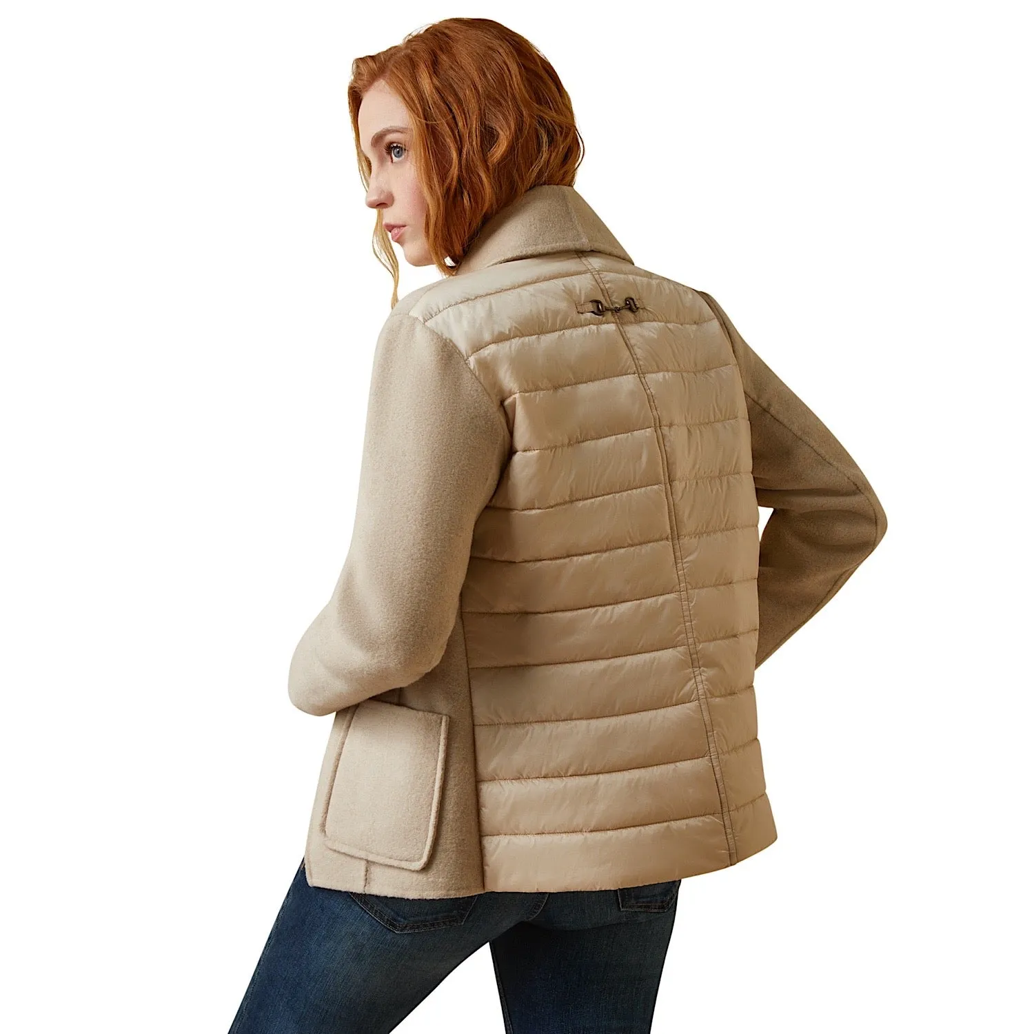 Ariat Womens Sausalito Coat Oatmeal