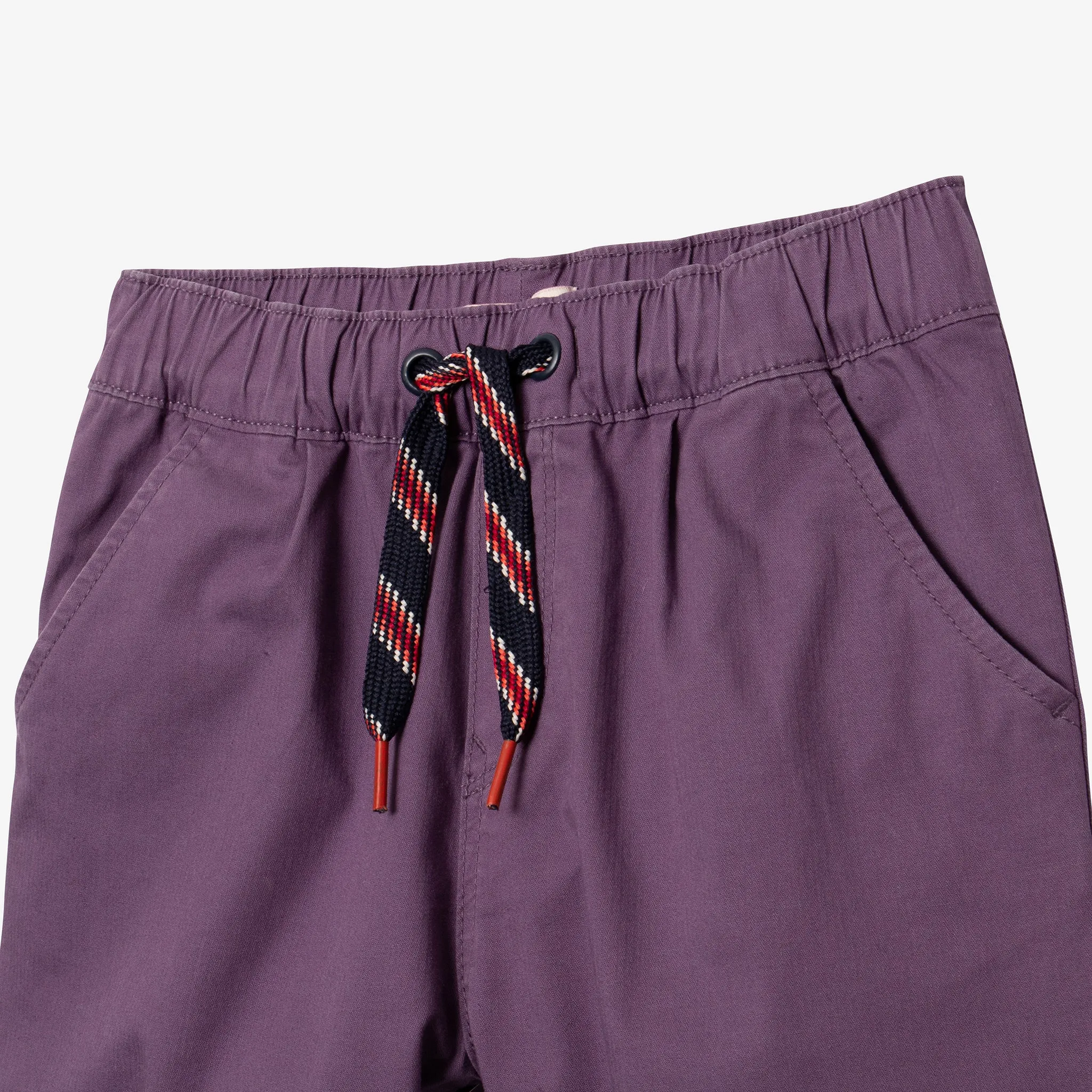 Boy's purple pull-on chinos