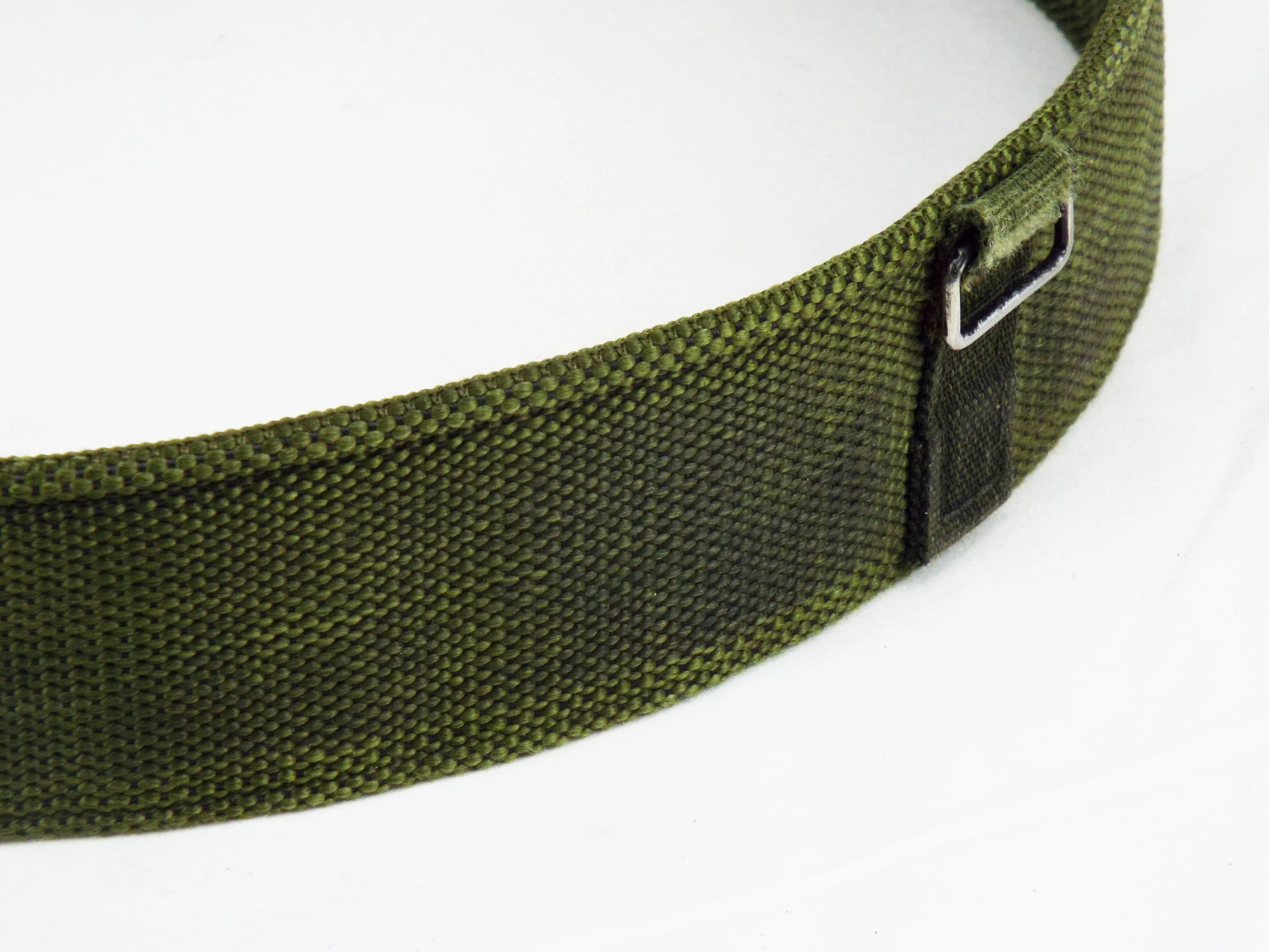 British Military - PLCE Green Webbing Belt - Grade 1