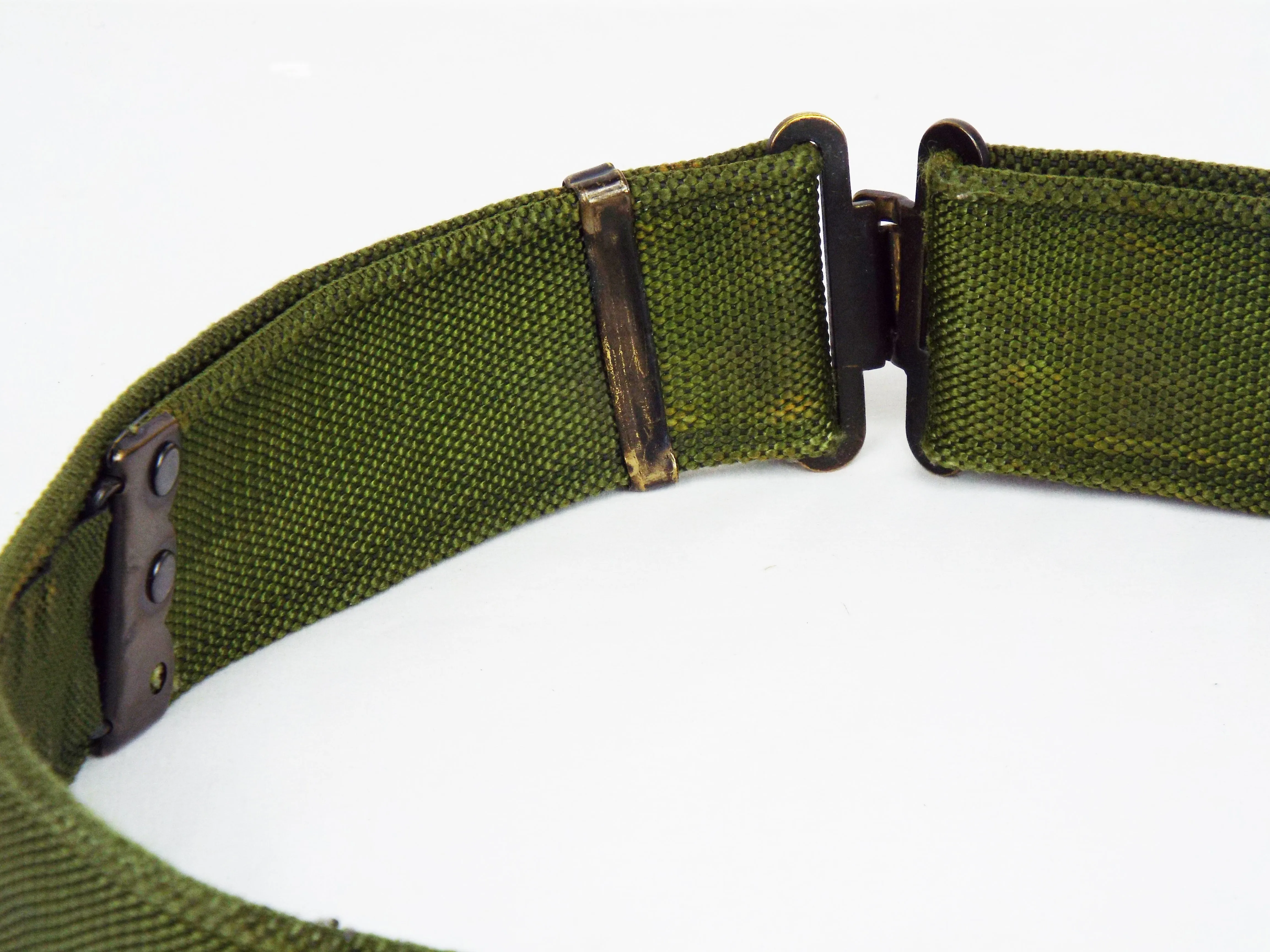 British Military - PLCE Green Webbing Belt - Grade 1