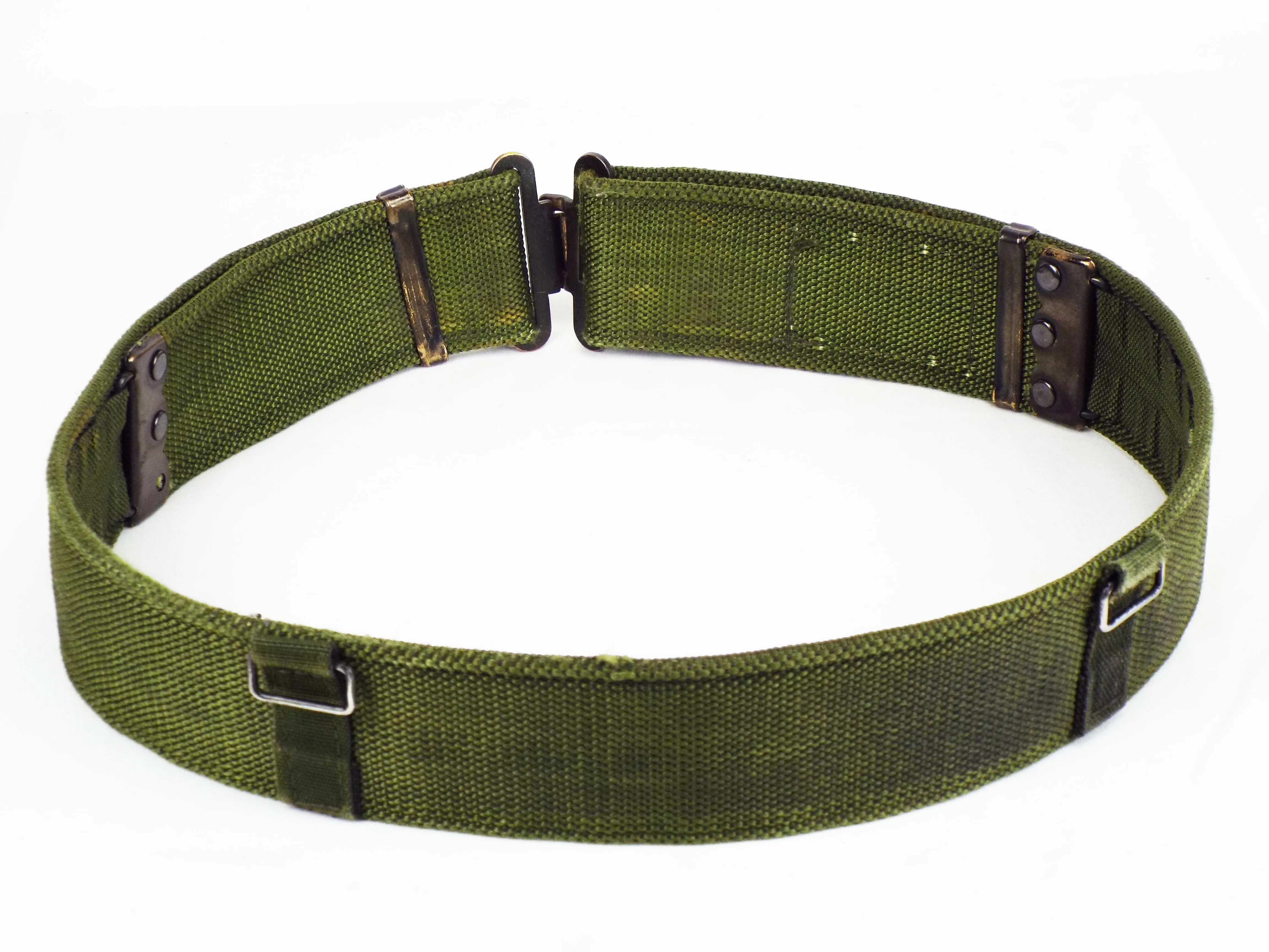 British Military - PLCE Green Webbing Belt - Grade 1