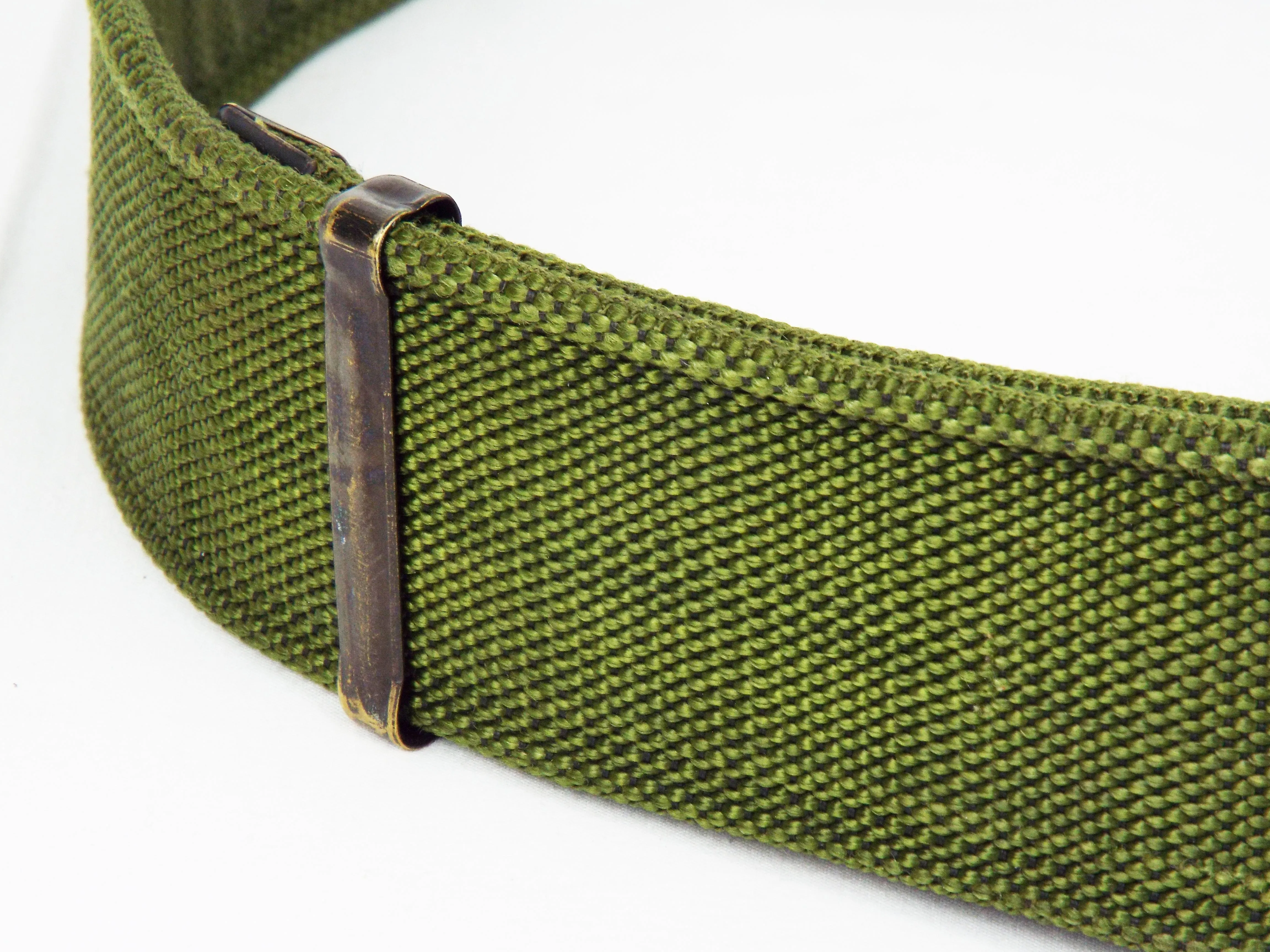 British Military - PLCE Green Webbing Belt - Grade 1