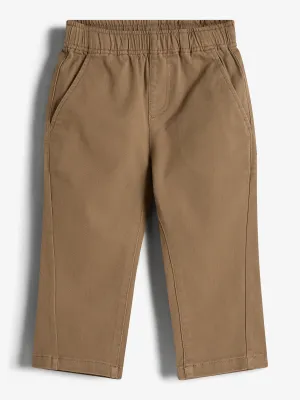 Casual Pull-on Chinos - Little - Walnut