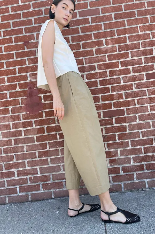 Drawstring Pant in Khaki (Sold Out)