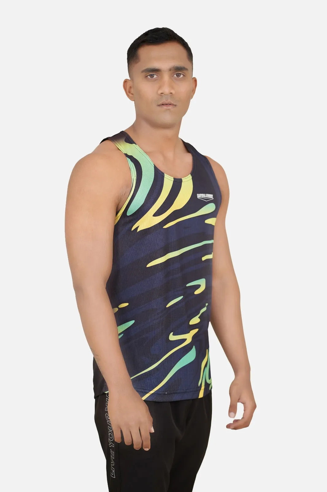 DriCHEX Neon Yellow & Black Vest for Men RWM4035