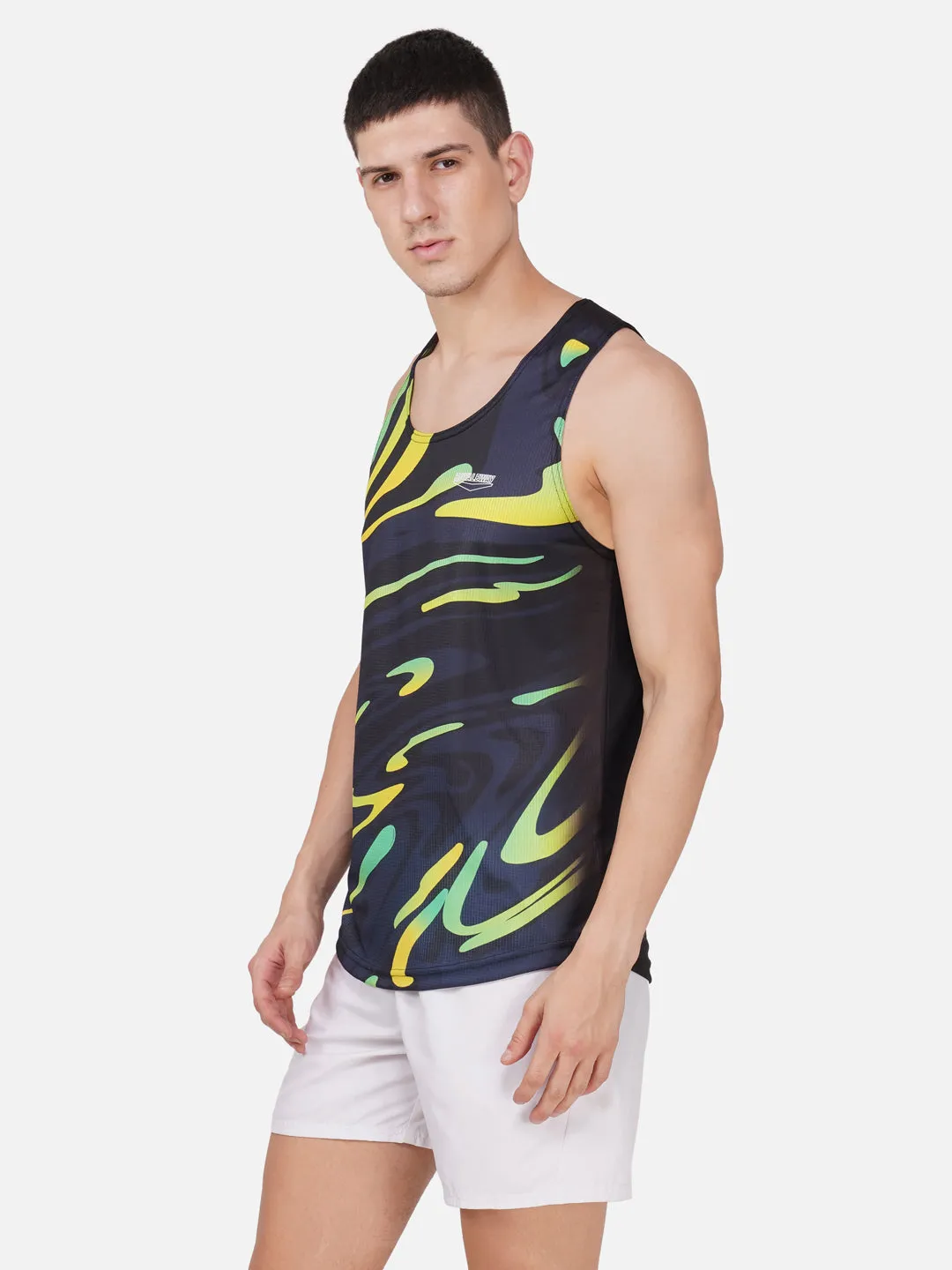 DriCHEX Neon Yellow & Black Vest for Men RWM4035