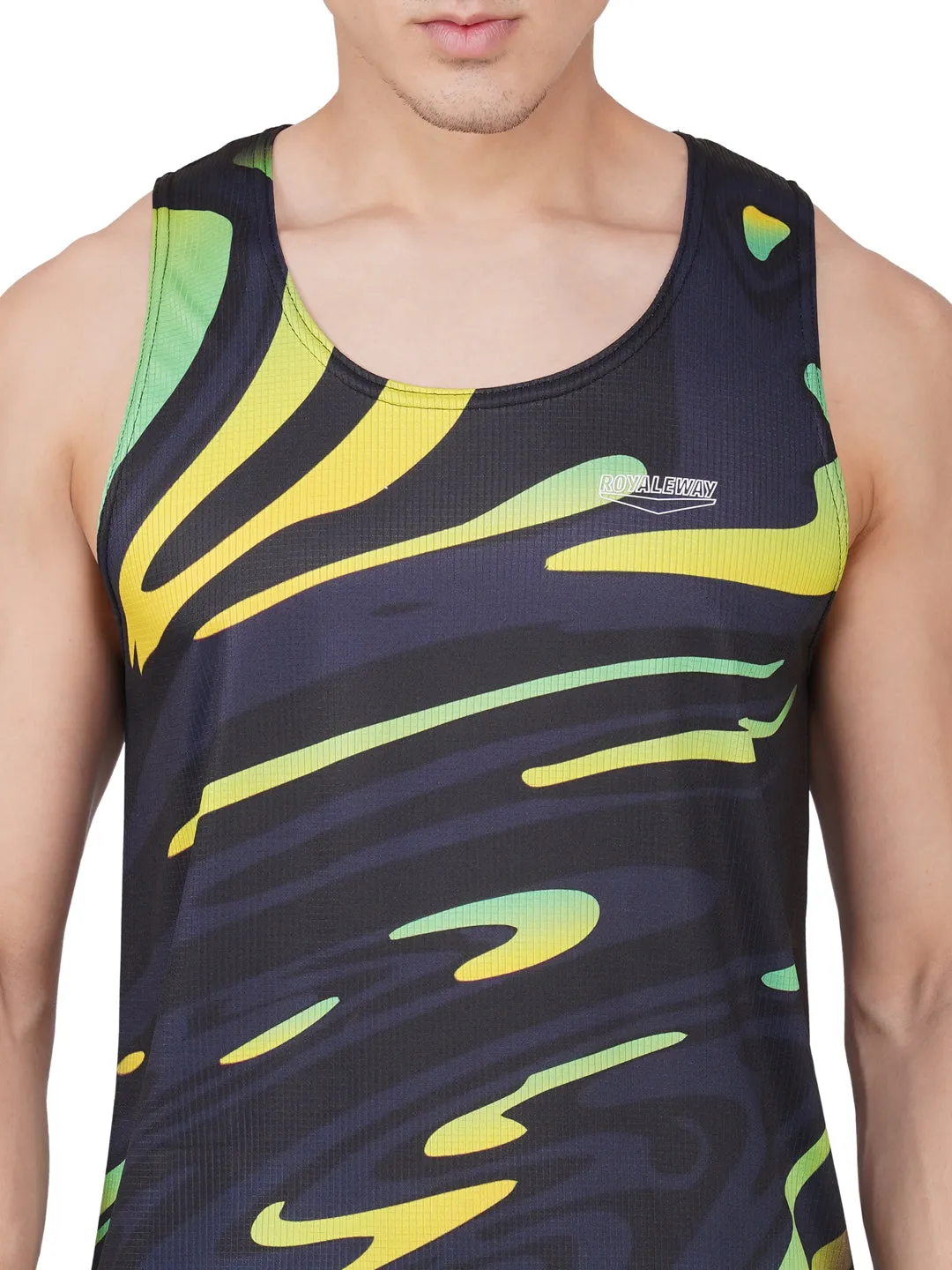 DriCHEX Neon Yellow & Black Vest for Men RWM4035