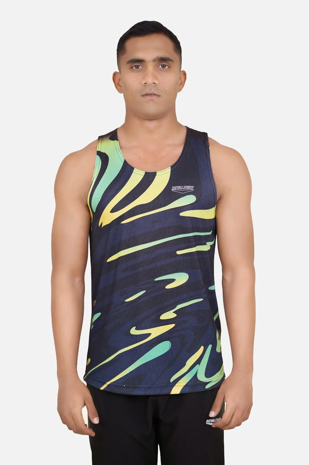 DriCHEX Neon Yellow & Black Vest for Men RWM4035