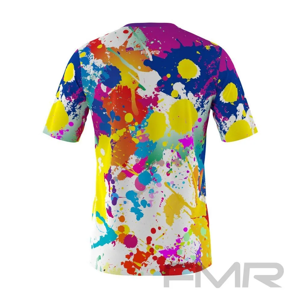 FMR Men's Color Spot Short Sleeve Running Shirt