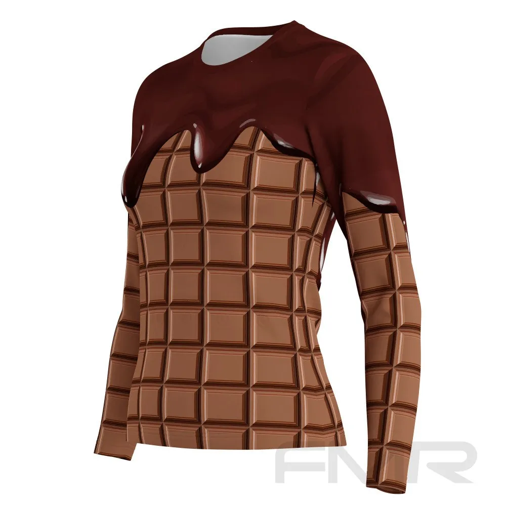 FMR Women's Chocolate Long Sleeve T-Shirt