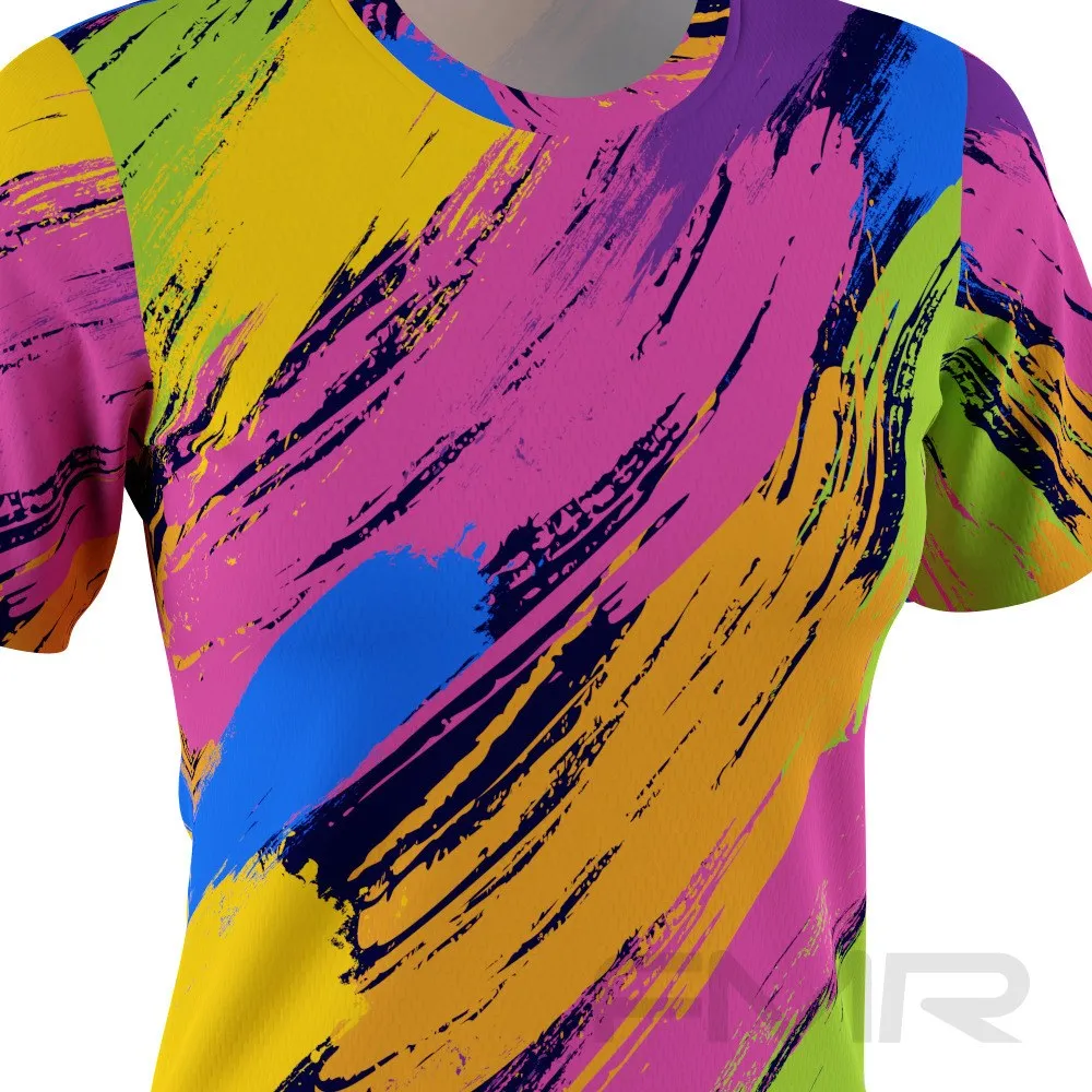 FMR Women's Painted Short Sleeve Running Shirt