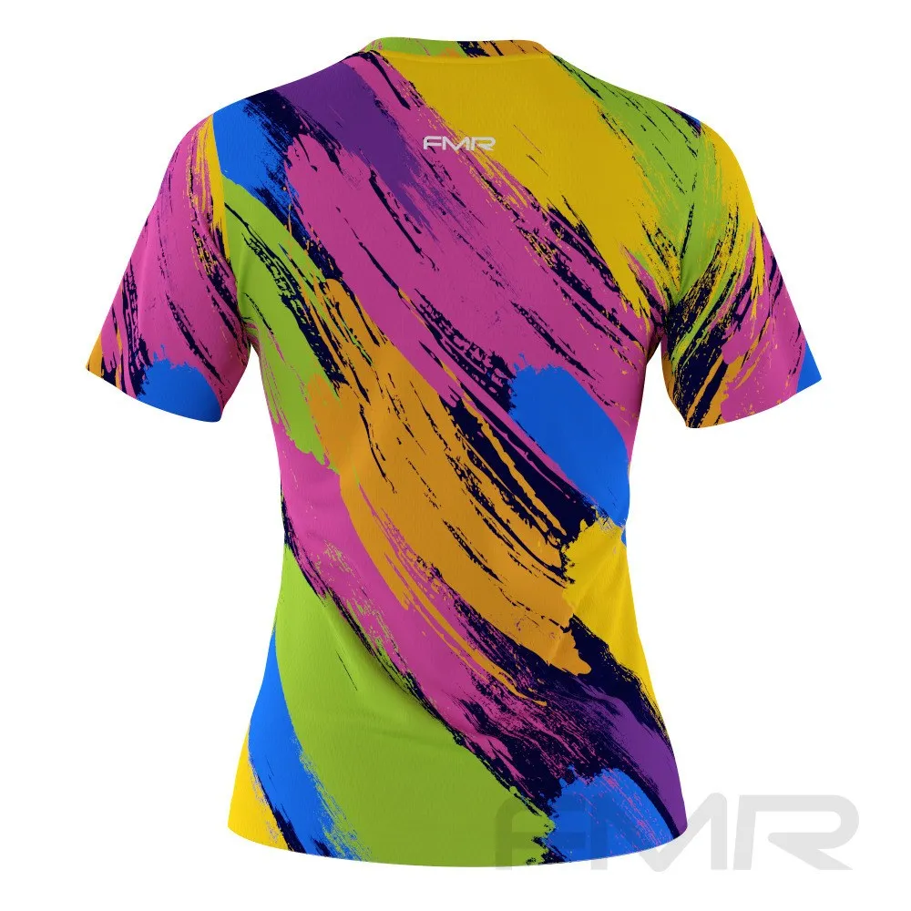 FMR Women's Painted Short Sleeve Running Shirt