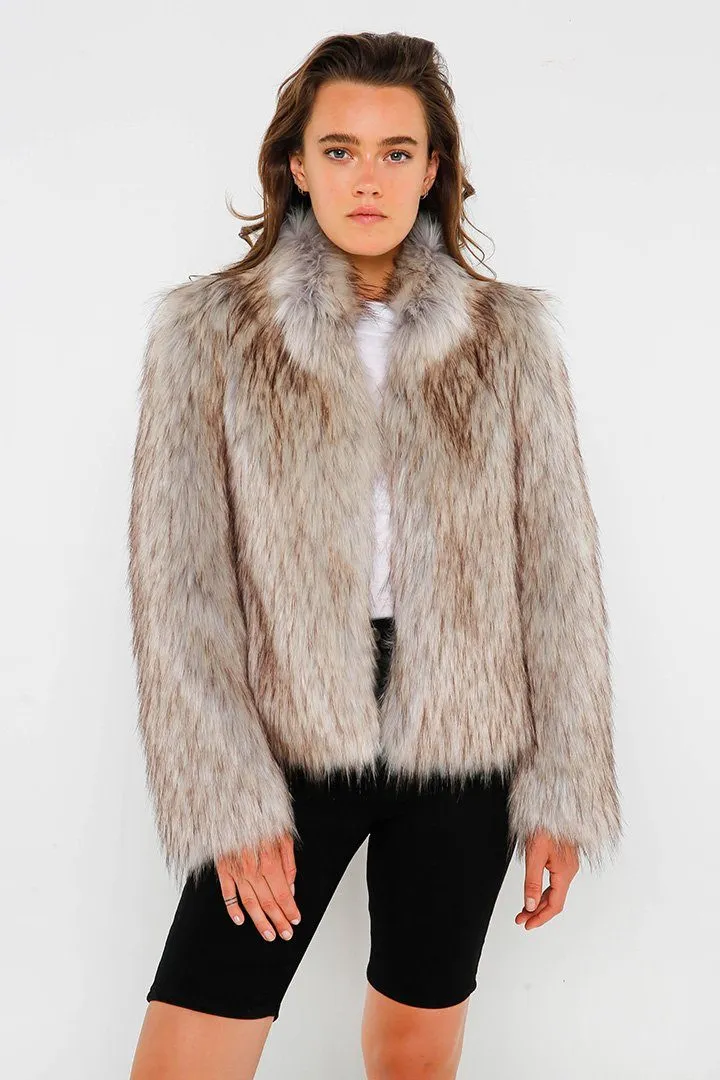 Fur Delish Jacket | Natural