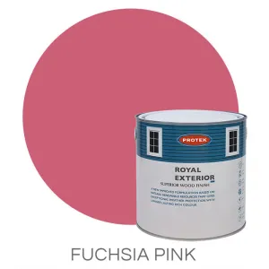 Fuschia Pink Royal Exterior Wood Finish