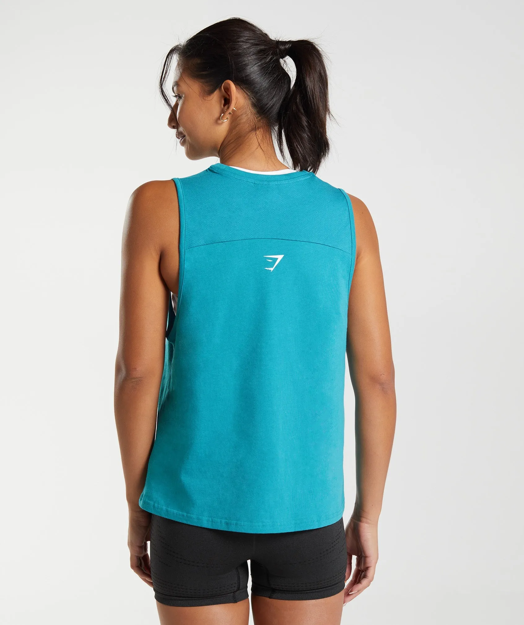 Gymshark Fraction Tank - Comet Blue