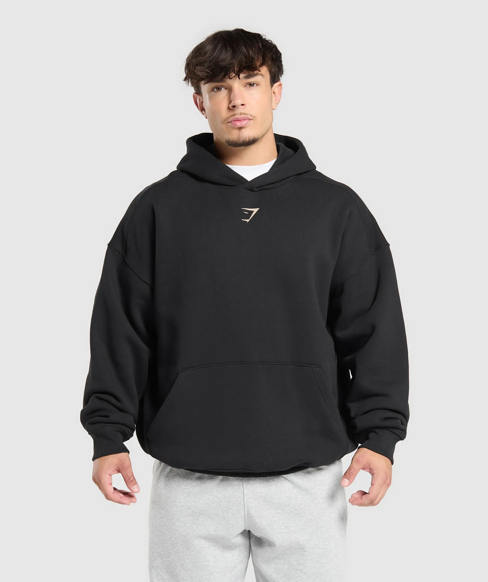 Gymshark Lifting Club Hoodie - Black/Pebble Grey