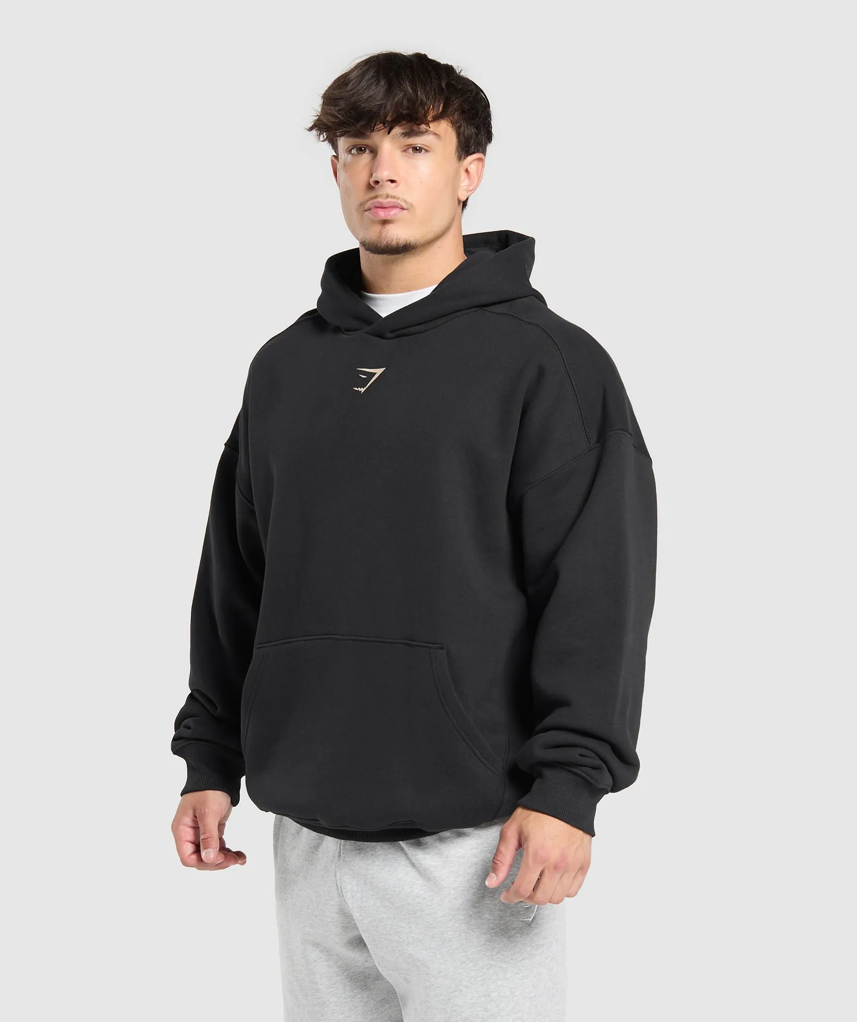 Gymshark Lifting Club Hoodie - Black/Pebble Grey