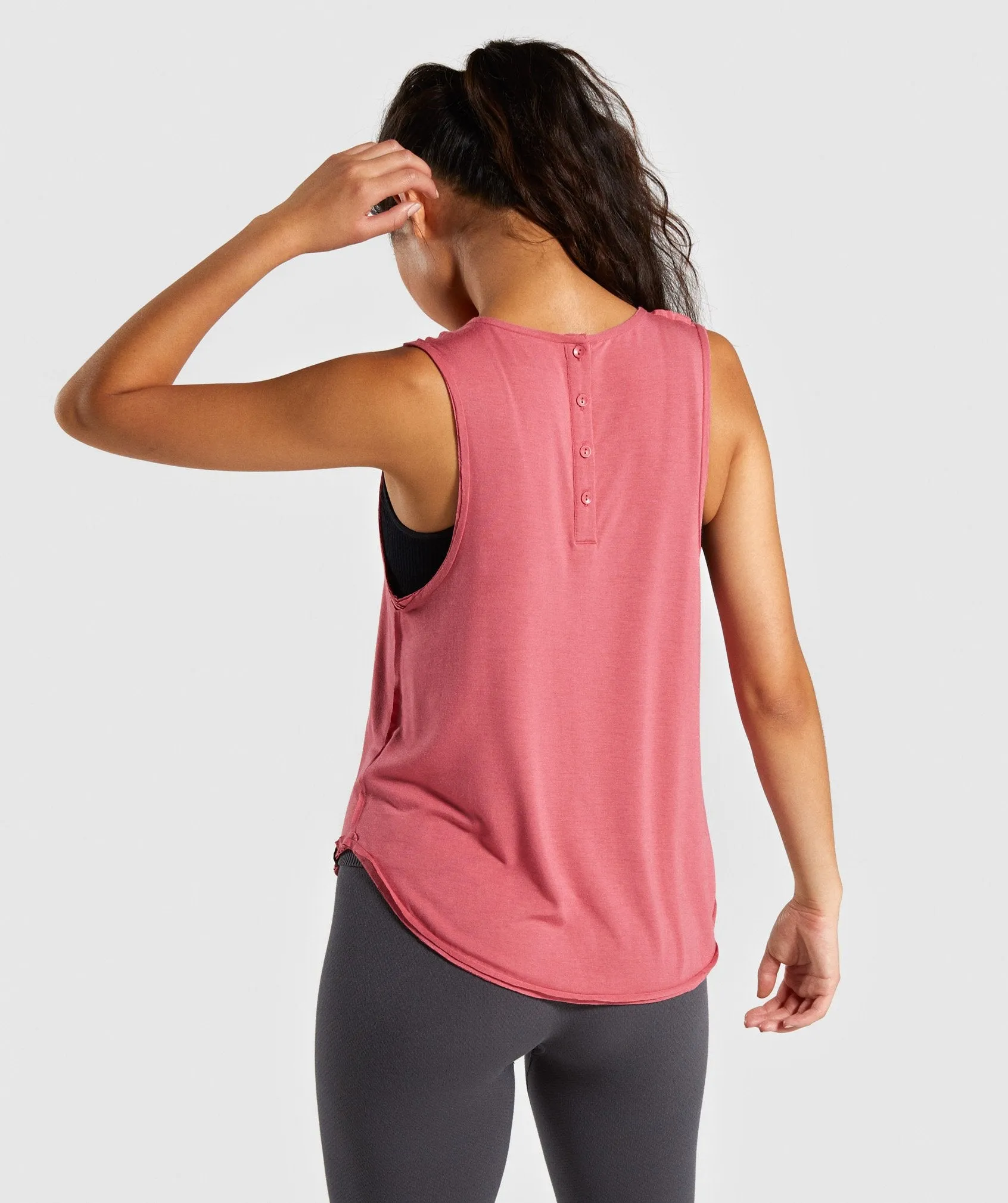 Gymshark Power Down Vest - Rose Slate