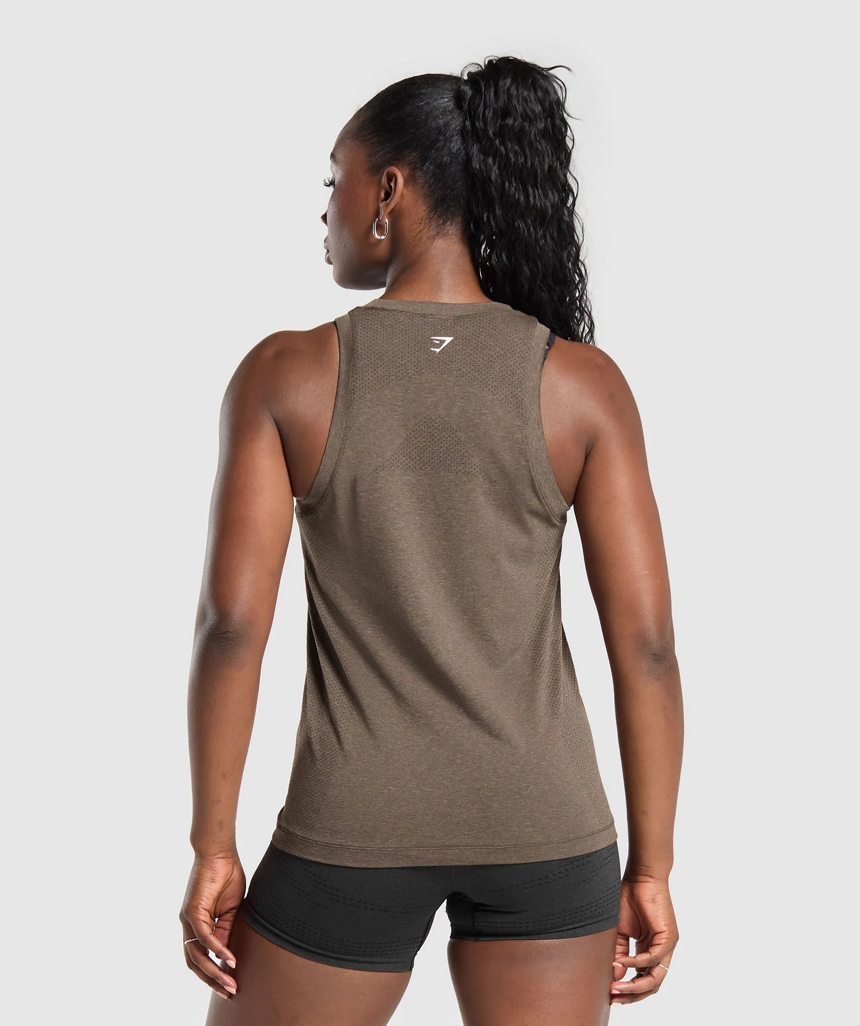 Gymshark Vital Seamless 2.0 Light Tank - Penny Brown Marl