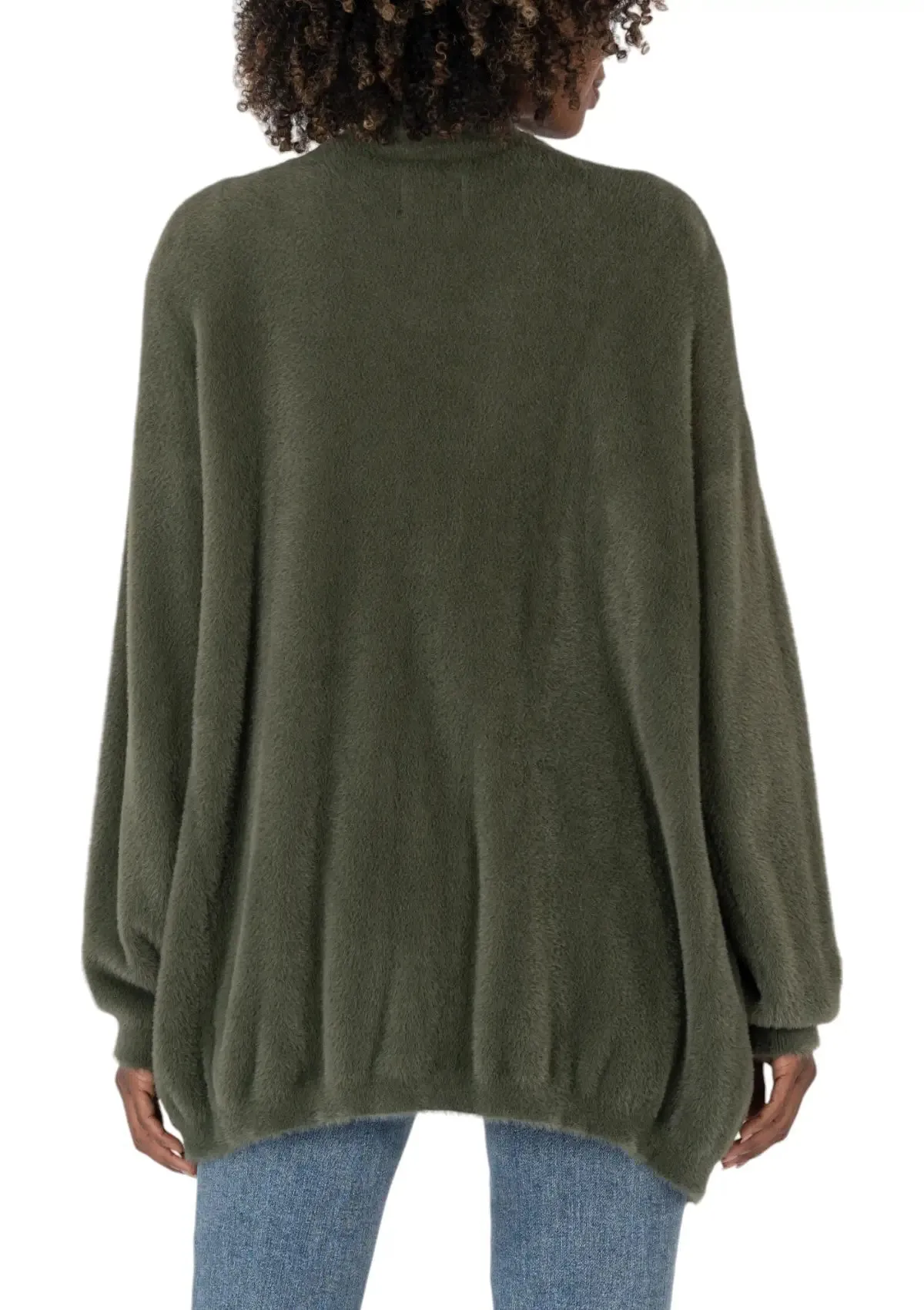 Jana Long Sleeve Cardigan - Olive