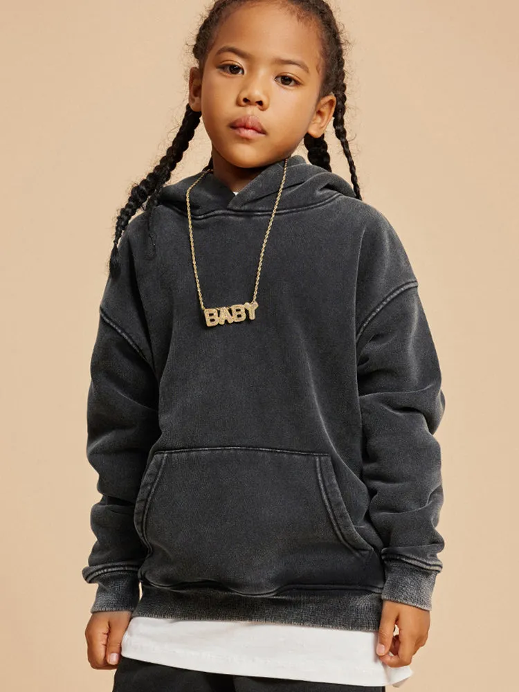 Kids' Nature-Inspired Hooded Sweatshirt