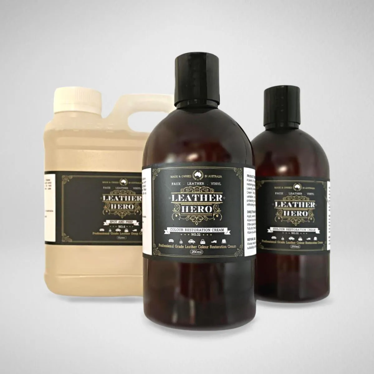 Leather Colour Cream Kit - Aniline Arabica