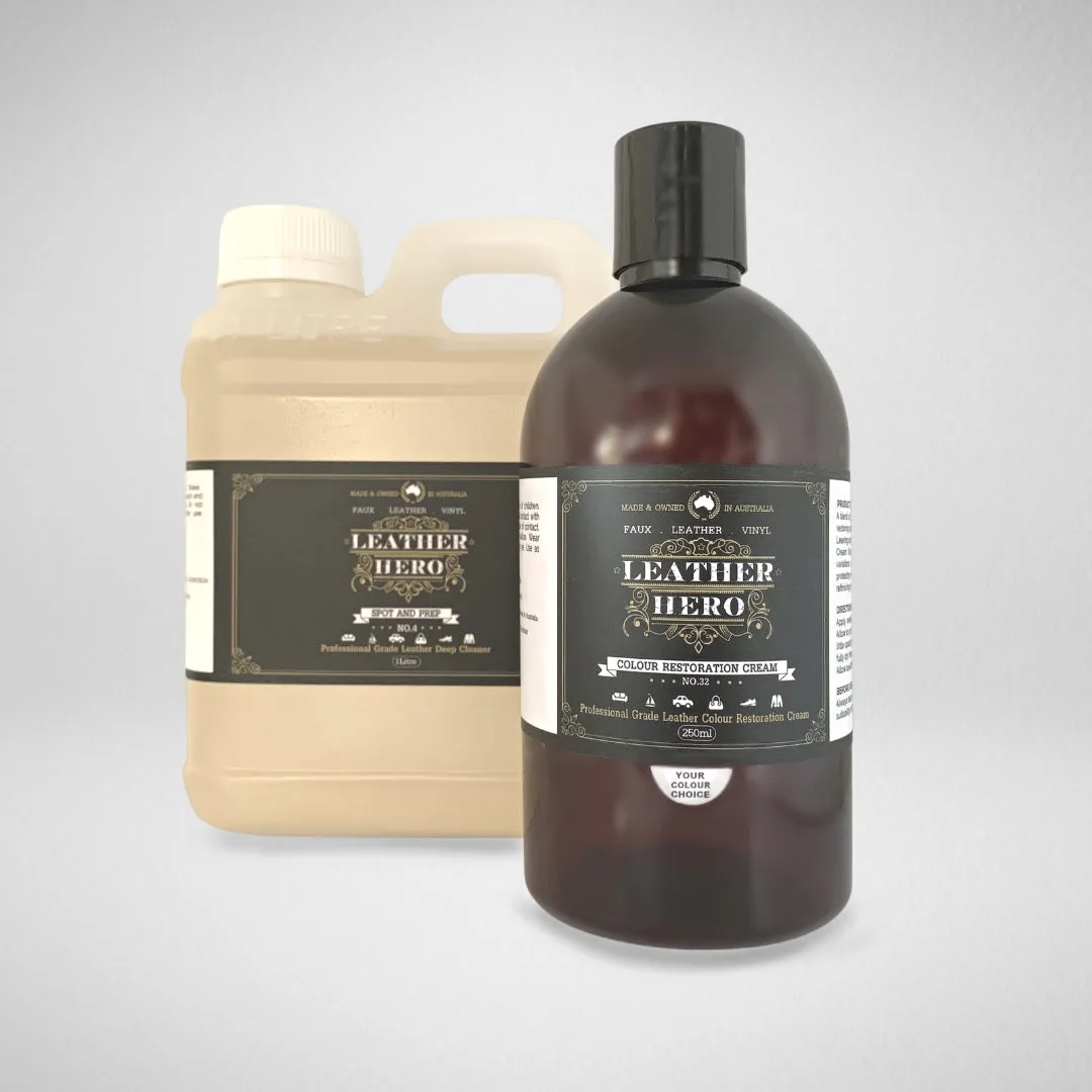 Leather Colour Cream Kit - Aniline Arabica