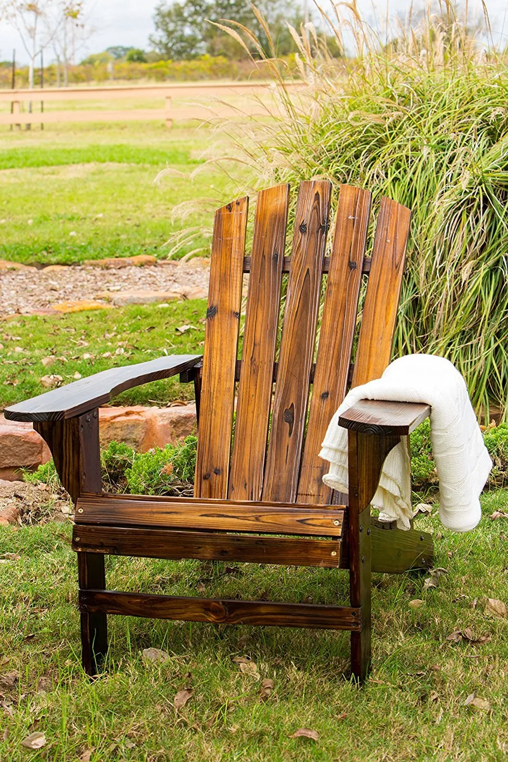 Leigh Country Char-Log Adirondack Chair