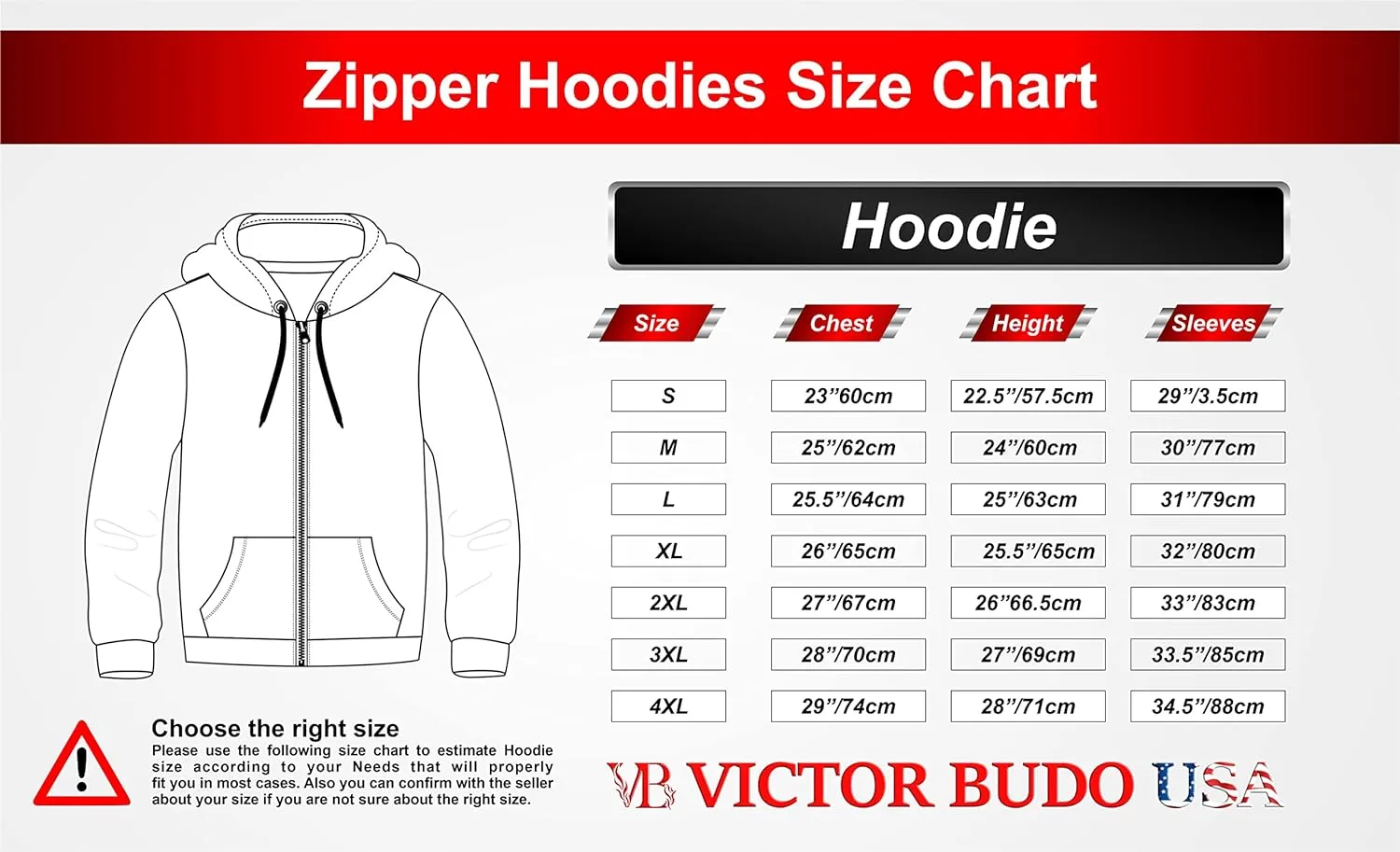 MEN EMBROIDERED KYOKUSHIN KANJI HOODIE FULL ZIPPER