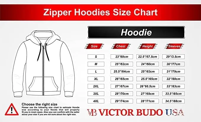 MEN EMBROIDERED KYOKUSHIN KANJI SPORTS ATHLETIC HOODIE FULL ZIPPER