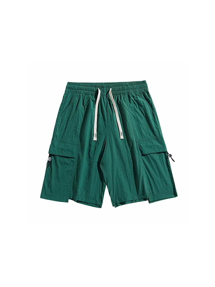 Men'S Straight Loose Cropped Shorts