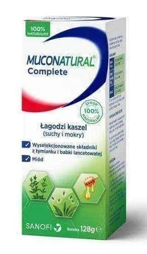 Muconatural Complete syrup, 1 year  dry and wet cough