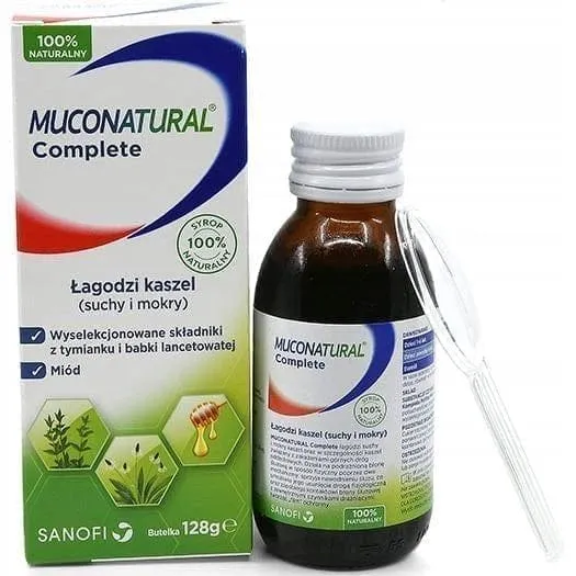 Muconatural Complete syrup, 1 year  dry and wet cough