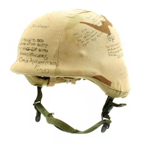 Original U.S. Operation Iraqi Freedom Personalized PASGT Helmet