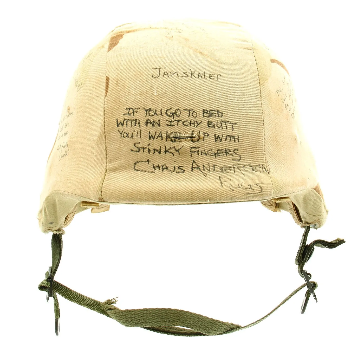 Original U.S. Operation Iraqi Freedom Personalized PASGT Helmet