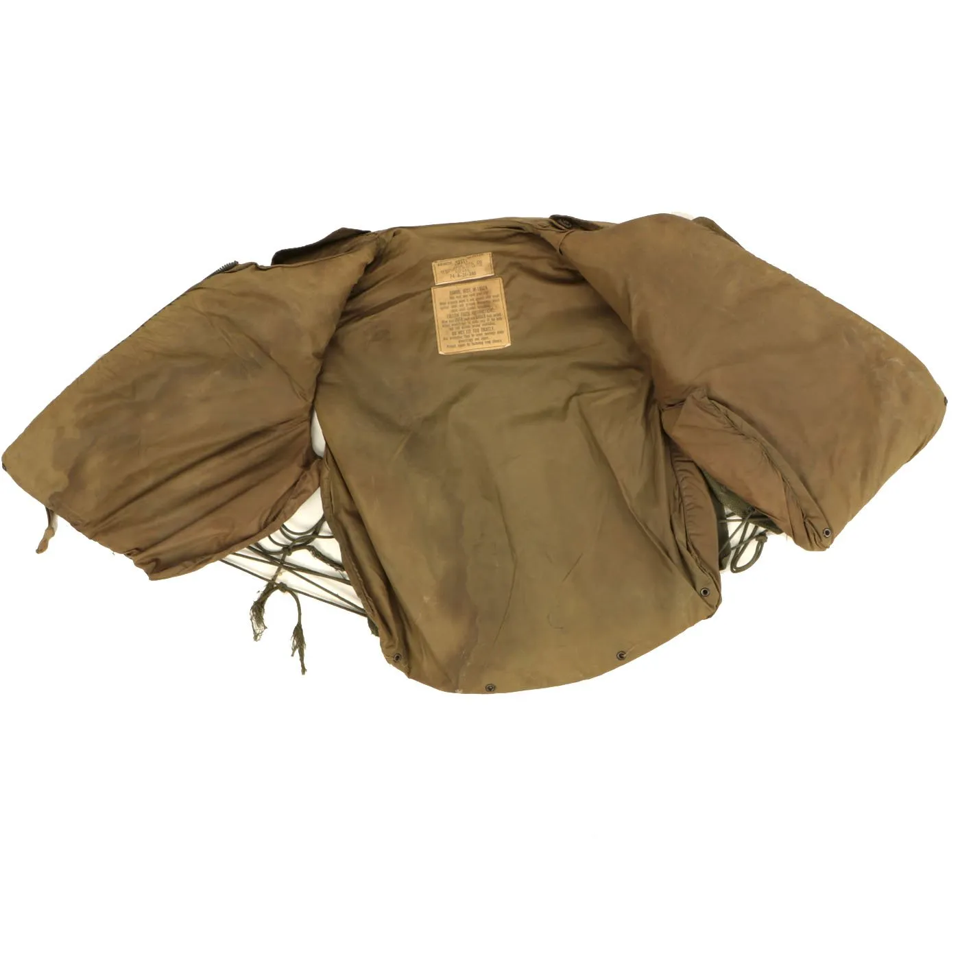 Original U.S. Vietnam War M-1952A Flak Body Armor Vest by Stein Bros - Dated May 1953