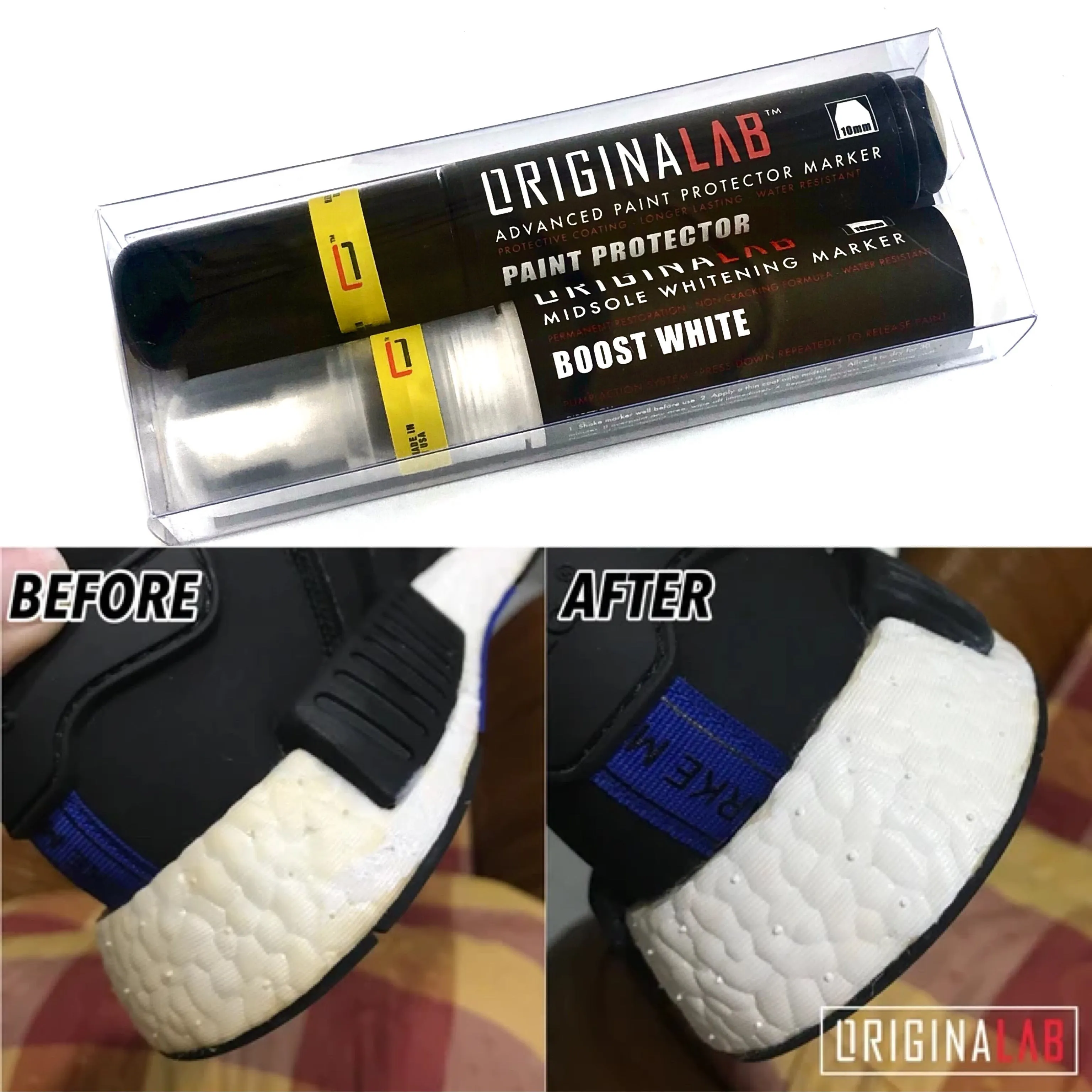 ORIGINALAB Midsole Whitener Marker Boost White   Paint Protector