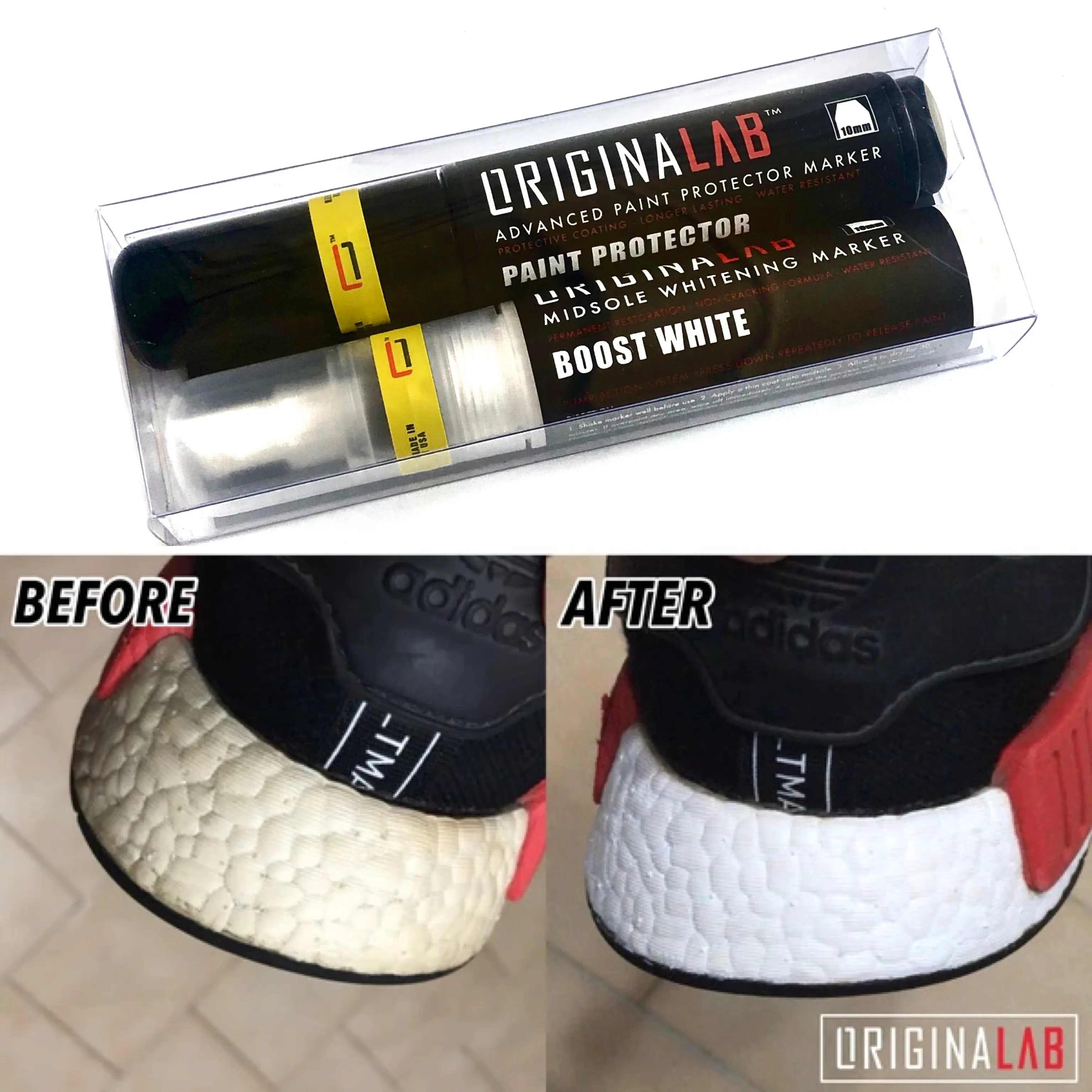 ORIGINALAB Midsole Whitener Marker Boost White   Paint Protector