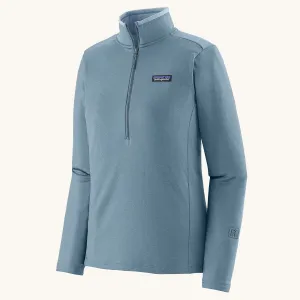 Patagonia Women's R1 Daily Zip Neck - Light Plume Grey