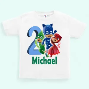 PJ Masks shirt PJ Masks personalized shirts. Boys PJ Mask custom shirts