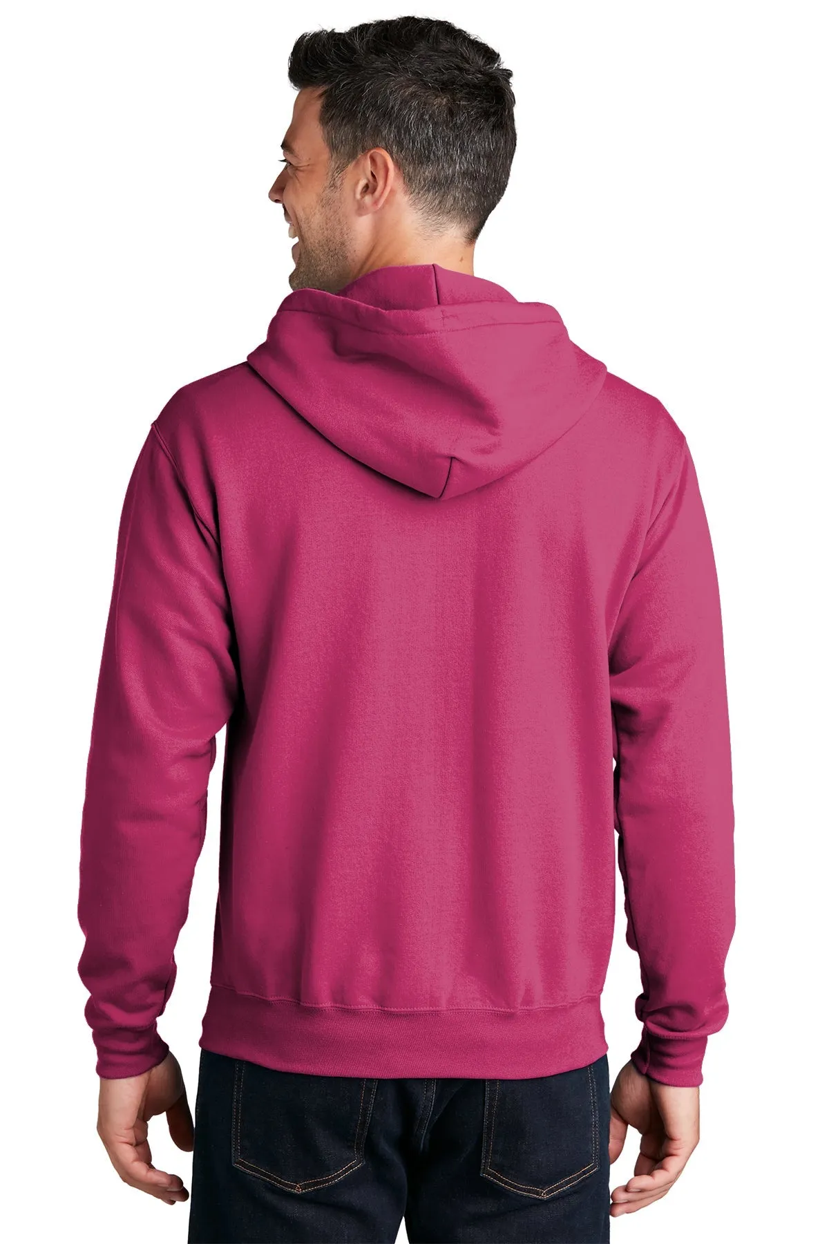 Port & Company Core Fleece Customized Zip Hoodies, Sangria