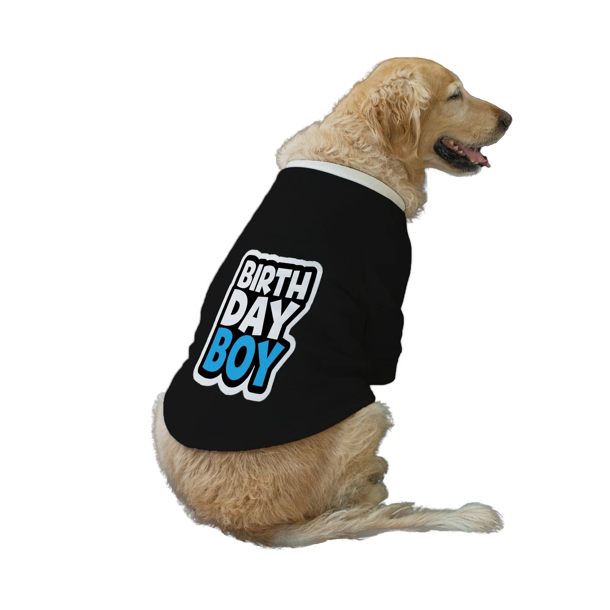 "Birthday Boy Too" Printed Dog Technical Jacket