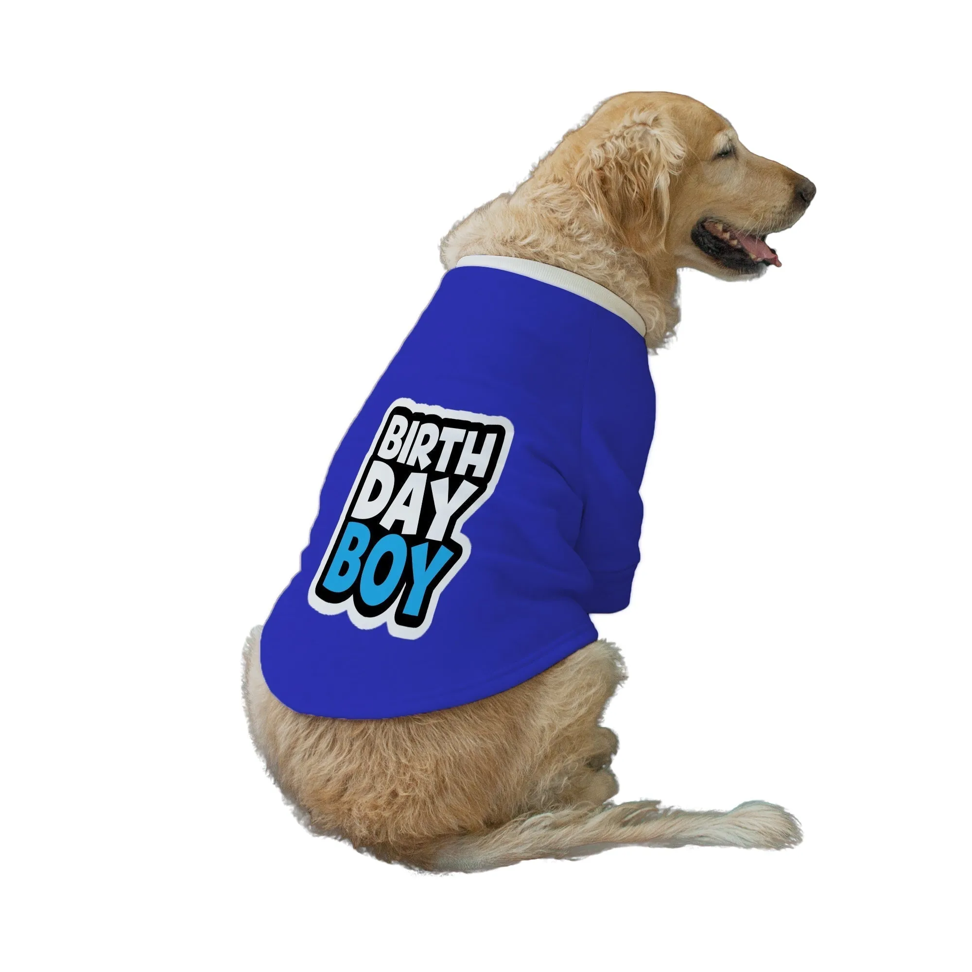 "Birthday Boy Too" Printed Dog Technical Jacket