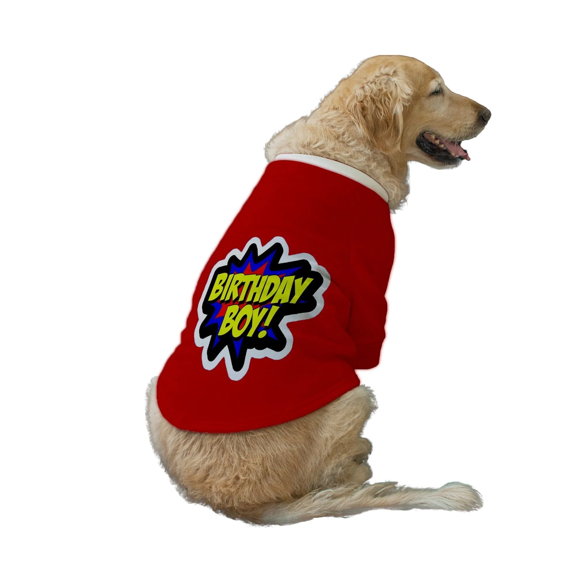 "Birthday Boy" Printed Dog Technical Jacket