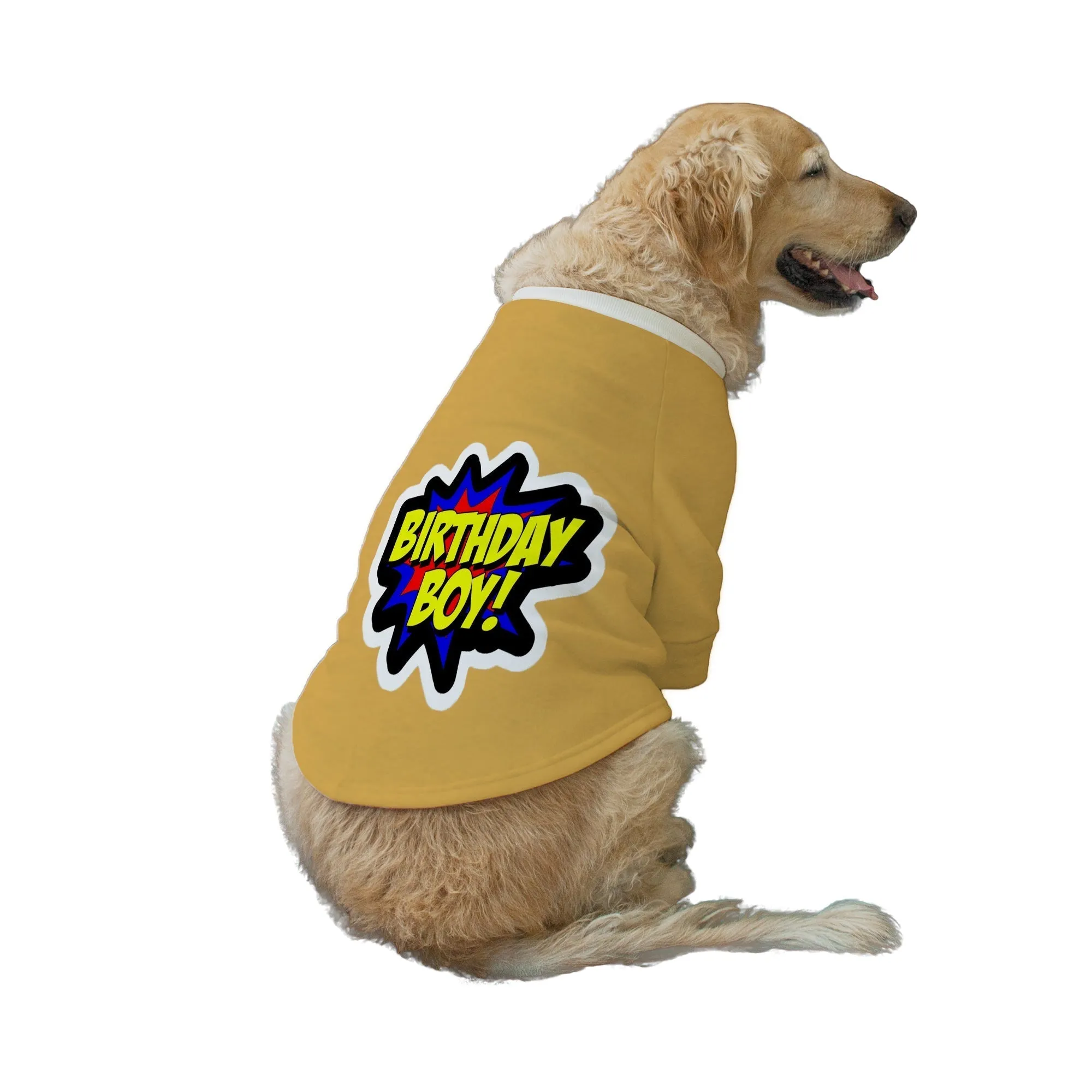 "Birthday Boy" Printed Dog Technical Jacket