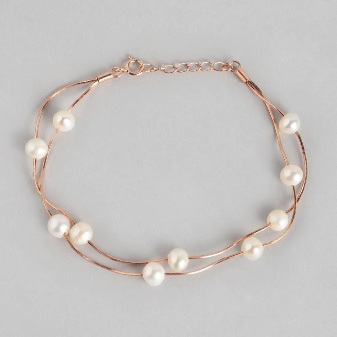 Rose Gold Fresh Off the Sea 925 Silver Bracelet