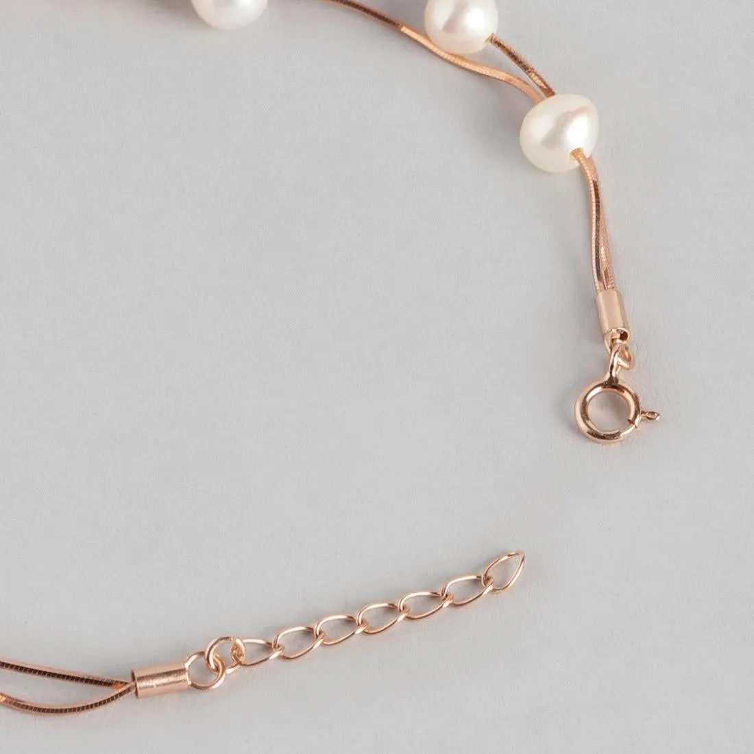 Rose Gold Fresh Off the Sea 925 Silver Bracelet