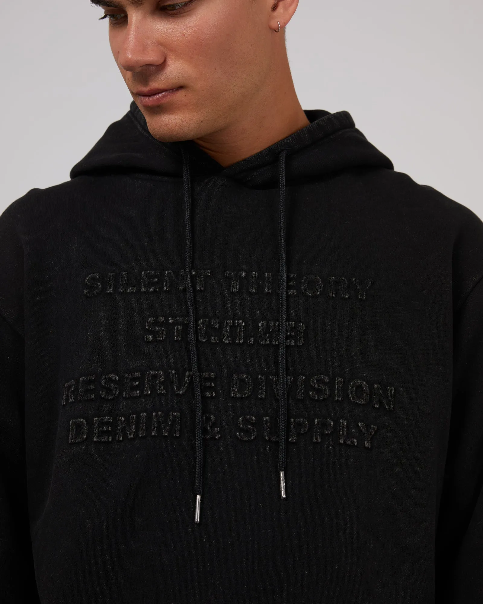 Saint Hoodie Washed Black