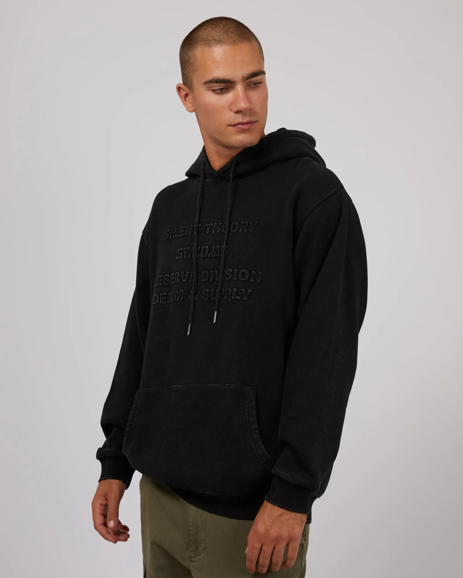 Saint Hoodie Washed Black